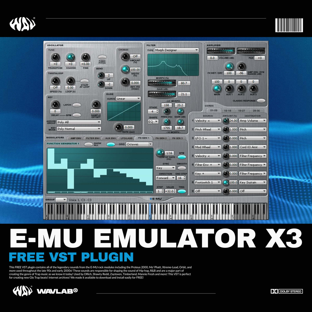E-MU Emulator X3 - FREE VST Plugin - wavlabsounds.com